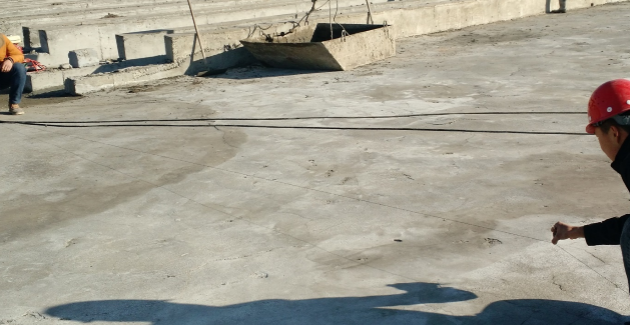 定位、彈基準線、試鋪